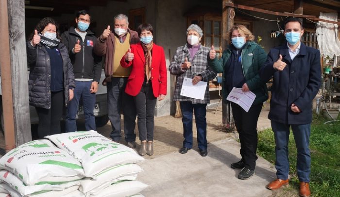 Municipio de Olivar entregó Bono Fondo de Operaciones Anual (FOA) 2021 a usuarios de PRODESAL