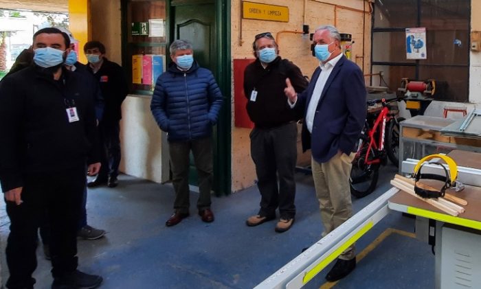 MOP O’Higgins hizo entrega de terreno a empresa que ejecutará reposición y reparación del Liceo Industrial de San Fernando