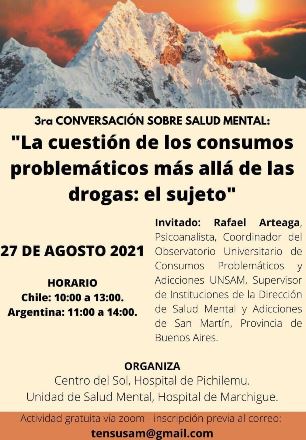 Hospital de Marchigüe aborda consumo problemático del alcohol y drogas