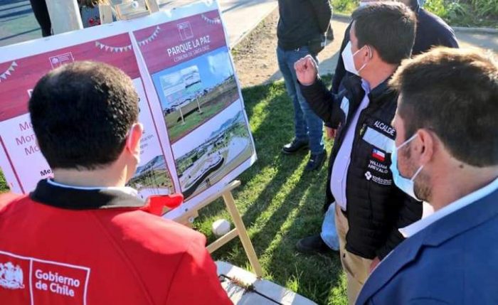 Autoridades dan el vamos al programa de conservación de Parques Urbanos del MINVU