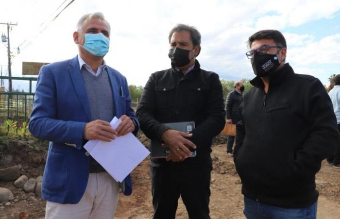 Autoridades regionales y locales visitaron avance  de obras de ampliación de Carretera El Cobre