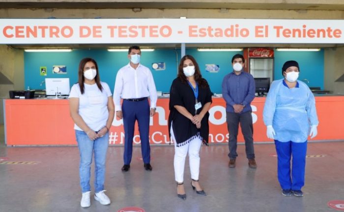 SEREMI de Salud y Codelco habilitaron centro fijo de testeo en el Estadio El Teniente de Rancagua