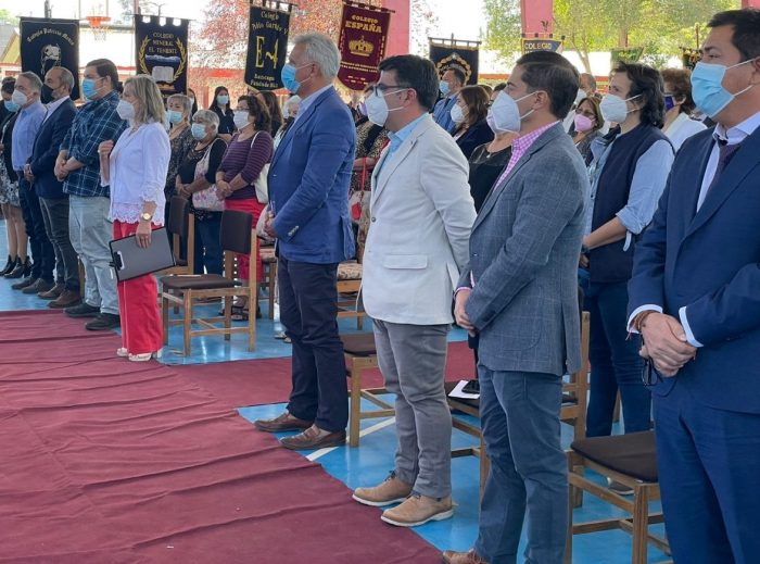 Alcalde Juan Ramón Godoy inaugura oficialmente el año escolar en Rancagua