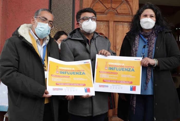 Servicio de Salud O’Higgins monitorea en Rancagua proceso de vacunación contra influenza