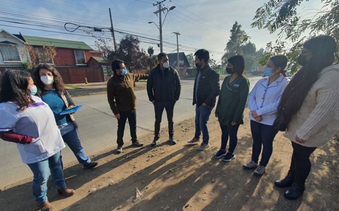 JUNJI O’Higgins en coordinación con municipio de Rancagua, inician trabajos de mejoramiento de entorno en los jardines de la comuna