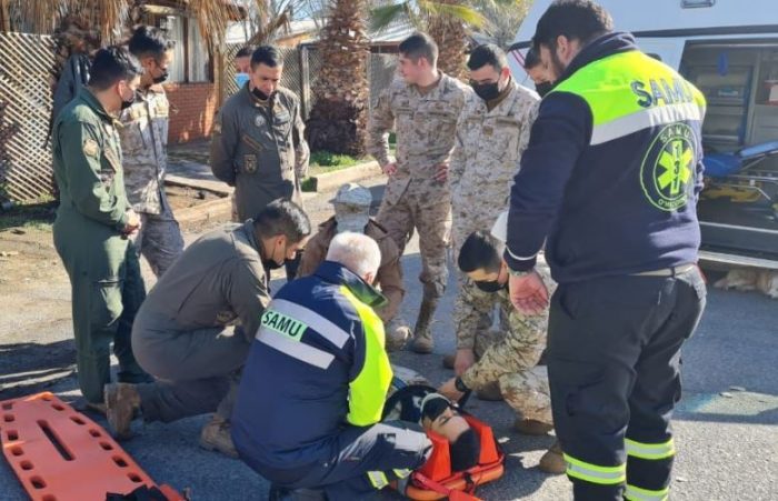 SAMU O’Higgins entrega capacitación a Brigada de Aviación para enfrentar emergencias
