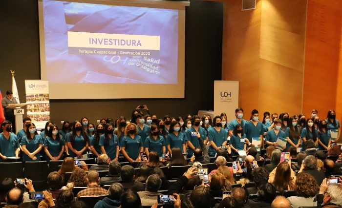 Estudiantes de Terapia Ocupacional UOH recibieron su investidura y comenzarán sus primeras prácticas