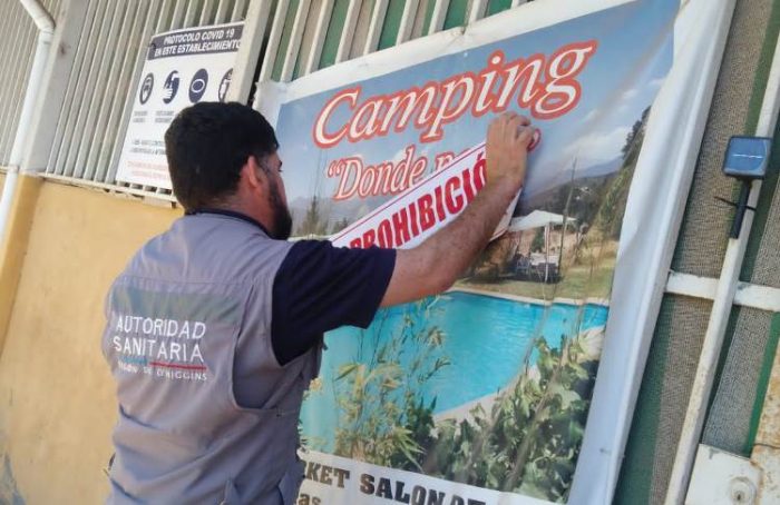 SEREMI de Salud prohíbe funcionamiento de camping ubicado en Rapel