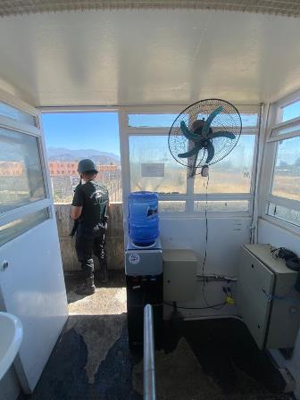 Para capear altas temperaturas Gendarmería activó plan de mitigación por calor extremo