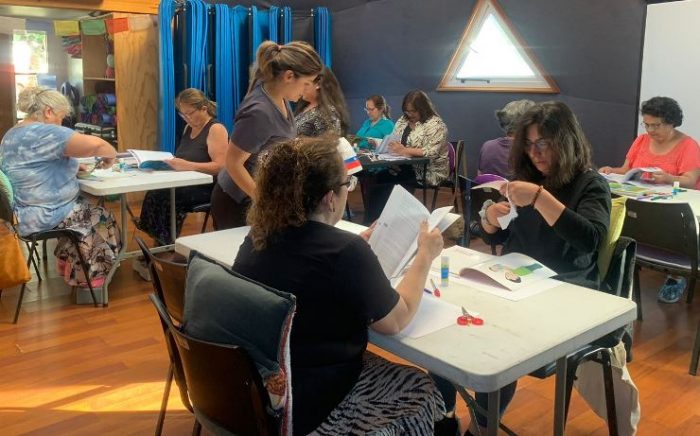 El Arte terapia se suma a las prestaciones de Medicina Complementaria que imparte el Domo del CESFAM N°8 “Dr. Nicolás Díaz”