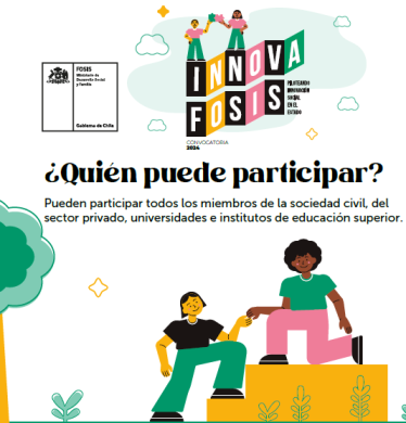 FOSIS abre postulaciones a fondo de innovación social por más $450 millones