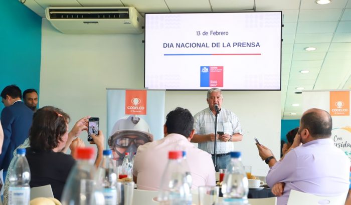 Región de O’Higgins celebró Día Nacional de la Prensa en el Estadio El Teniente