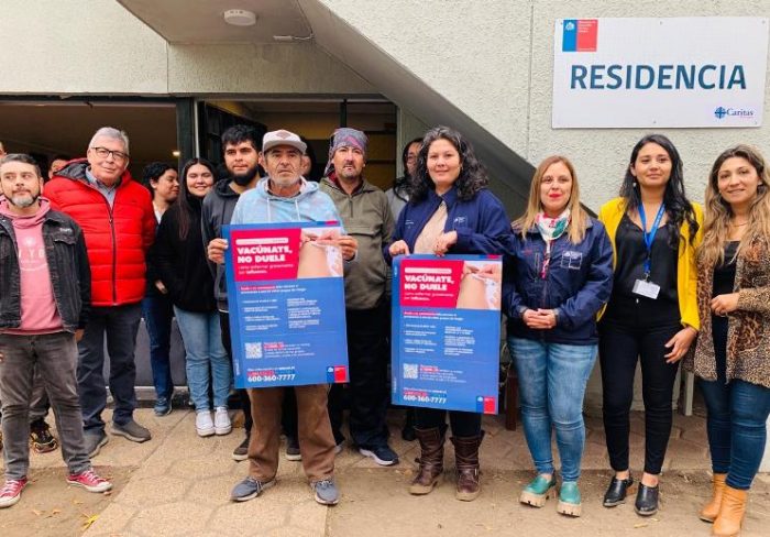 Personas en situación de calle son inmunizadas contra la Influenza