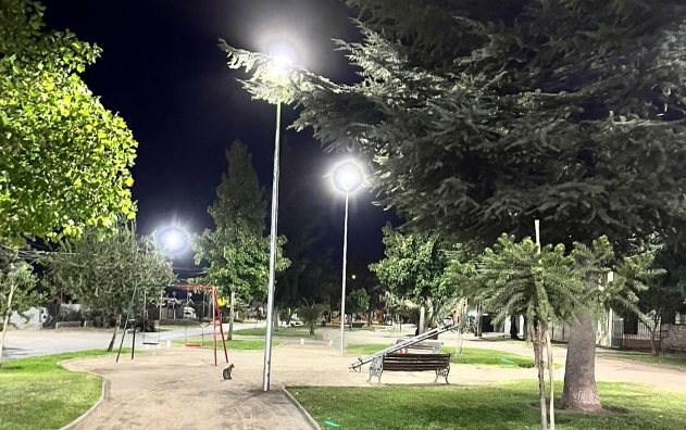 Municipalidad realiza importantes mejoras en luminarias en  diferentes sectores de Rancagua