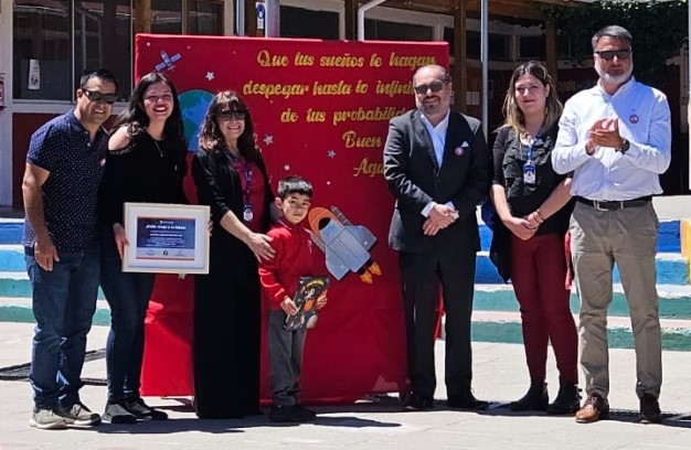 Realizan reconocimiento a estudiante de la región de O´Higgins que viajará a la NASA