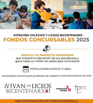 Nueva convocatoria nacional a Fondos Concursables por la educación