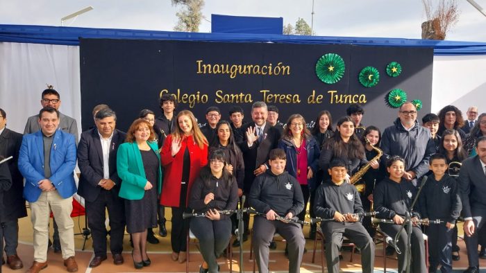 Subsecretaria Arratia inaugura obras en Colegio Santa Teresa de Tunca en Codegua con inversión de casi 446 millones de pesos
