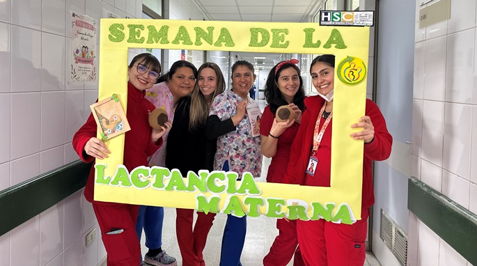 Hospital de Santa Cruz conmemora Semana Mundial con foco en el apoyo a las familias