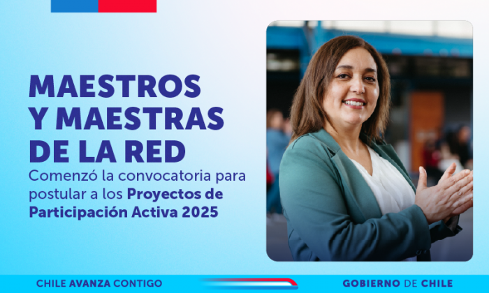 Comenzó la postulación a los Proyectos de Participación Activa de la Red Maestros de Maestros
