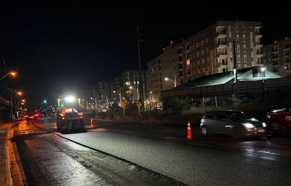 Rancagua avanza en la recuperación vial: Municipio ejecuta nuevo recapado asfáltico en Ruta H-10