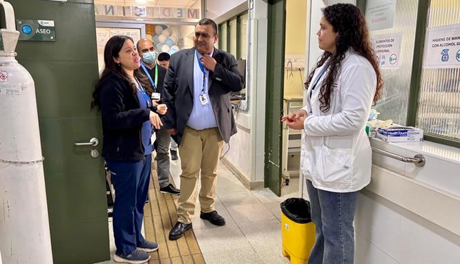 Autoridades de salud refuerzan coordinación asistencial en Hospital de Coinco