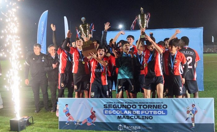 Con éxito culminó la Segunda Copa Ilustre Municipalidad de Rancagua de Fútbol Escolar Masculino 2026