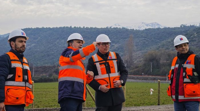 MOP O’Higgins avanza en la construcción del puente Clonqui que mejorará la conectividad precordillerana en Machalí