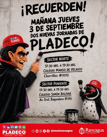 Este jueves Rancagua tendrá dos nuevas jornadas participativas para construir el PLADECO 2027–2030